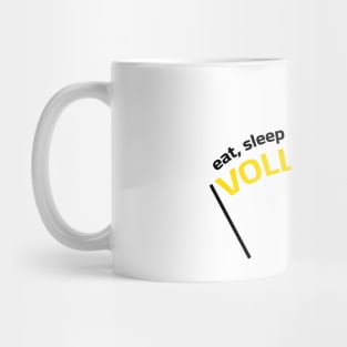 Eat Sleep Volleyball Repeat Mug